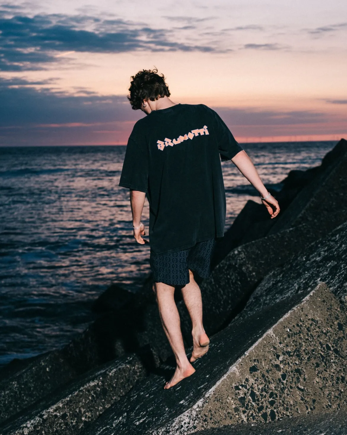 High-95 Heren T-shirt | Zwart
