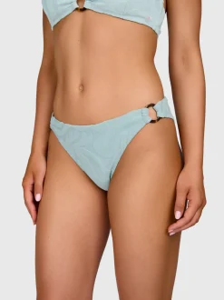 Hollymai-Jacquard Dames Bikini | Aqua Grey
