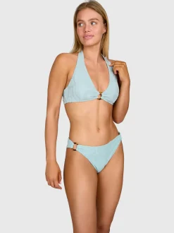 Hollymai-Jacquard Dames Bikini | Aqua Grey