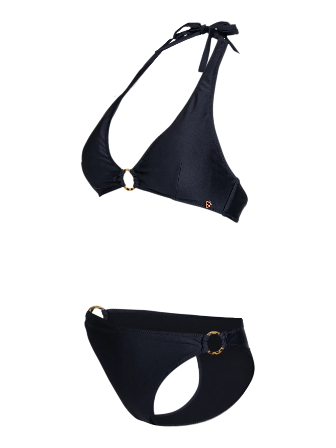 Hollymai-Shine Dames Bikini | Zwart