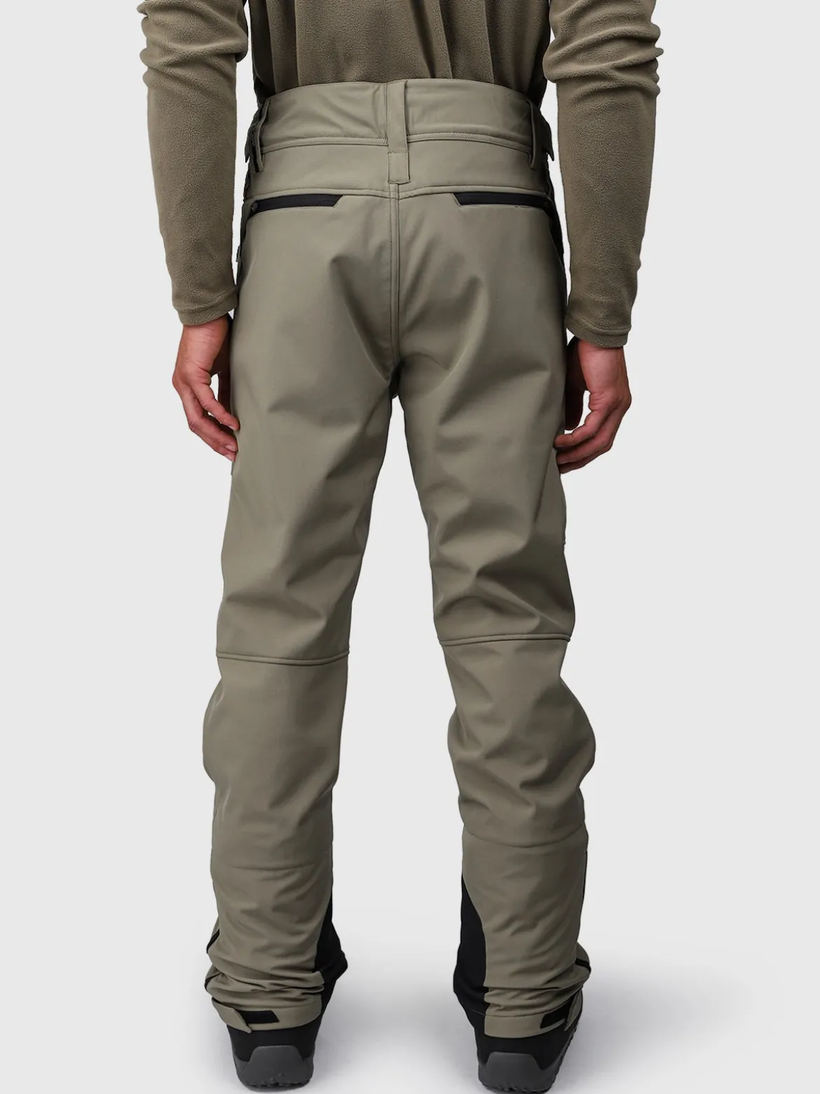 Huygens Heren Softshell Pants | Dusky Green