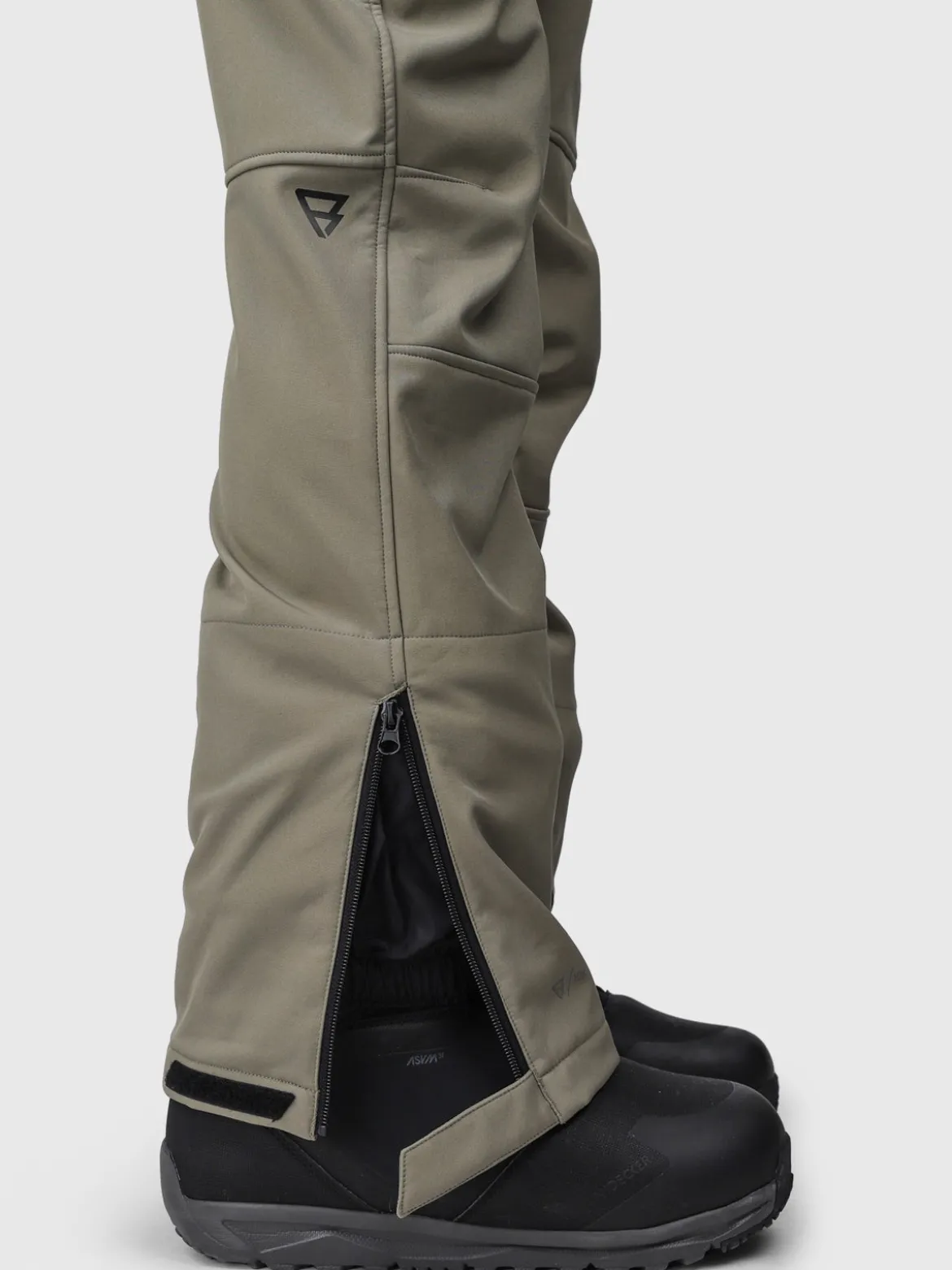 Huygens Heren Softshell Pants | Dusky Green