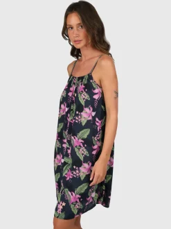 Isla-Tropicana Women Dress | Indigo Blue
