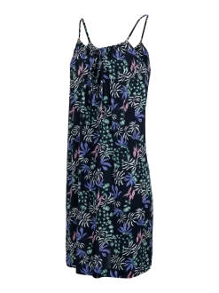 Islayne-Print Dames Dress | Zwart