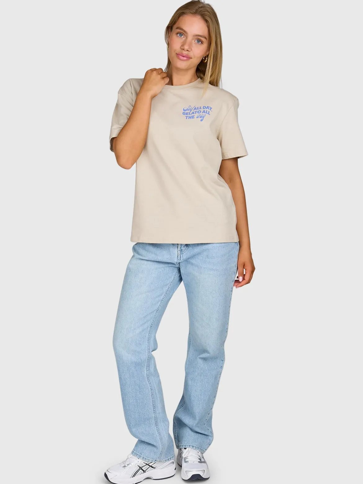 Ittalo Dames T-shirt | Feather Grey
