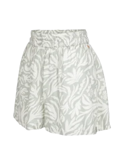 Ize-Print Dames Shorts | Aqua Grey