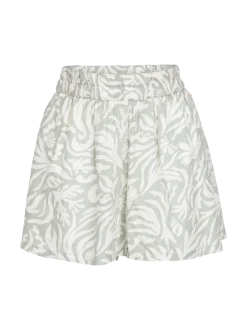 Ize-Print Dames Shorts | Aqua Grey