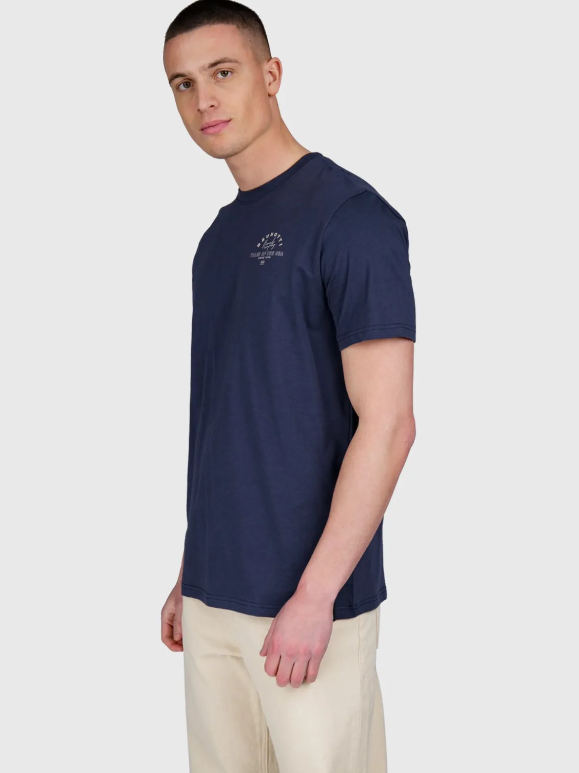 Janusai Heren T-shirt | Indigo Blue