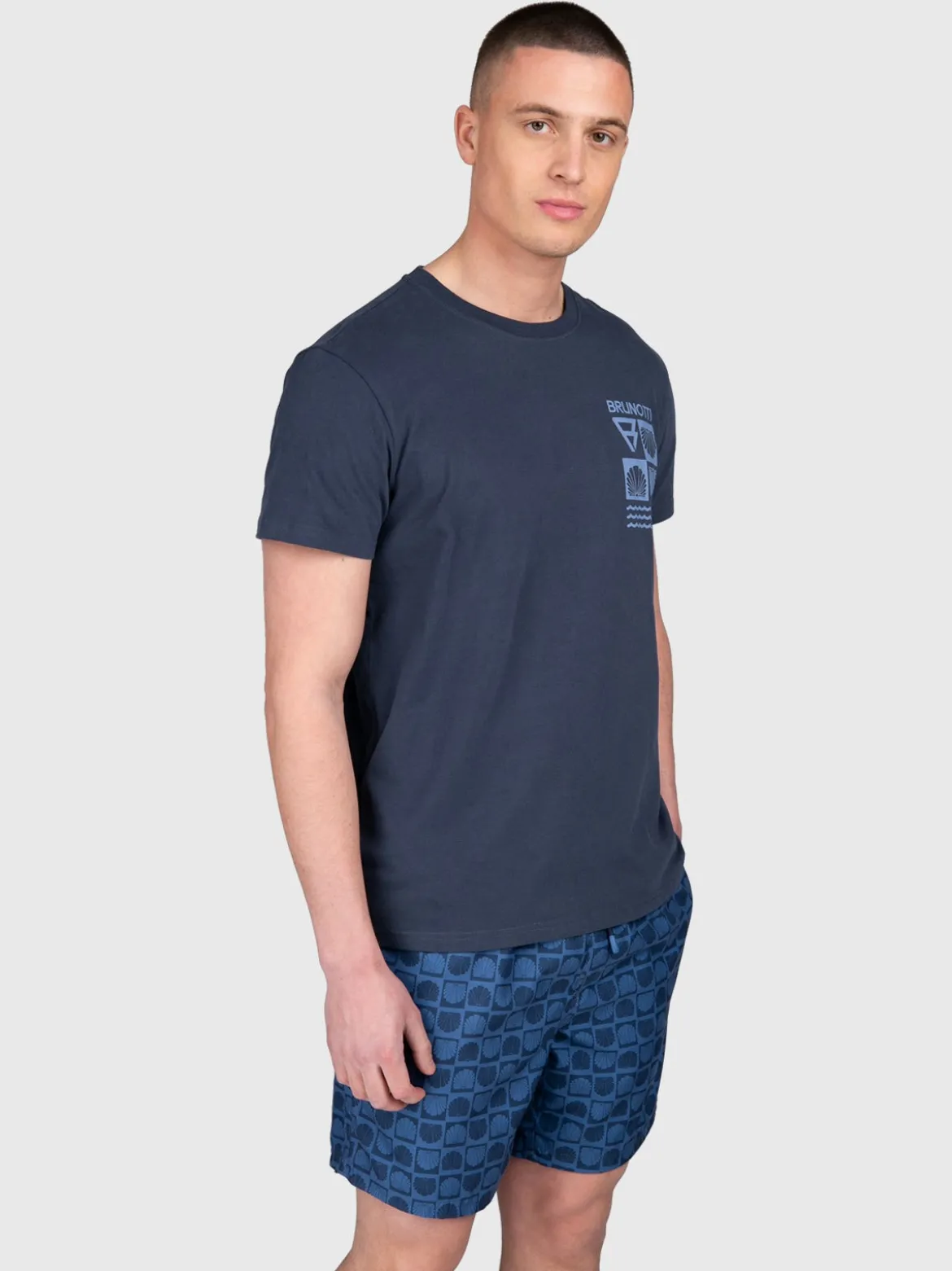 Jelledee Heren T-shirt | Indigo Blue
