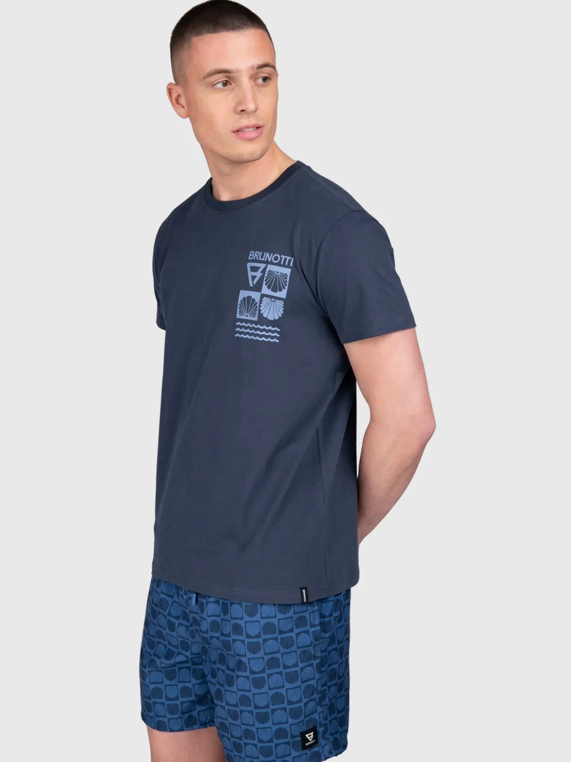 Jelledee Heren T-shirt | Indigo Blue