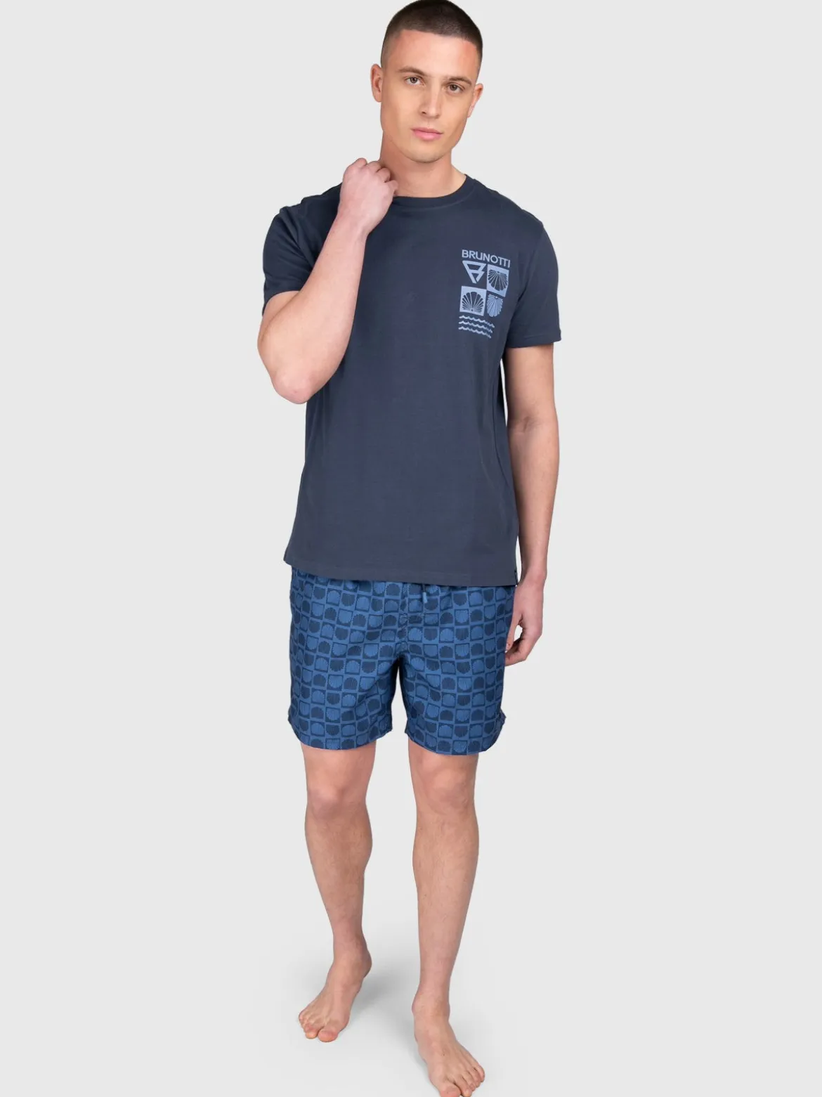 Jelledee Heren T-shirt | Indigo Blue