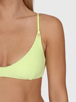 Jezzlee-Chevron Dames Bikini | Daiquiri Green