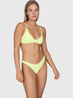 Jezzlee-Chevron Dames Bikini | Daiquiri Green