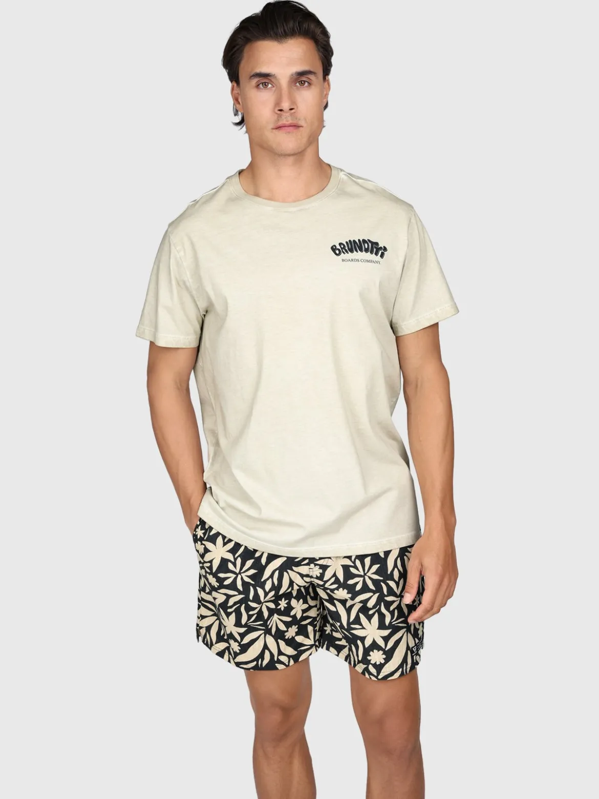 Johnian Heren T-shirt | Feather Grey