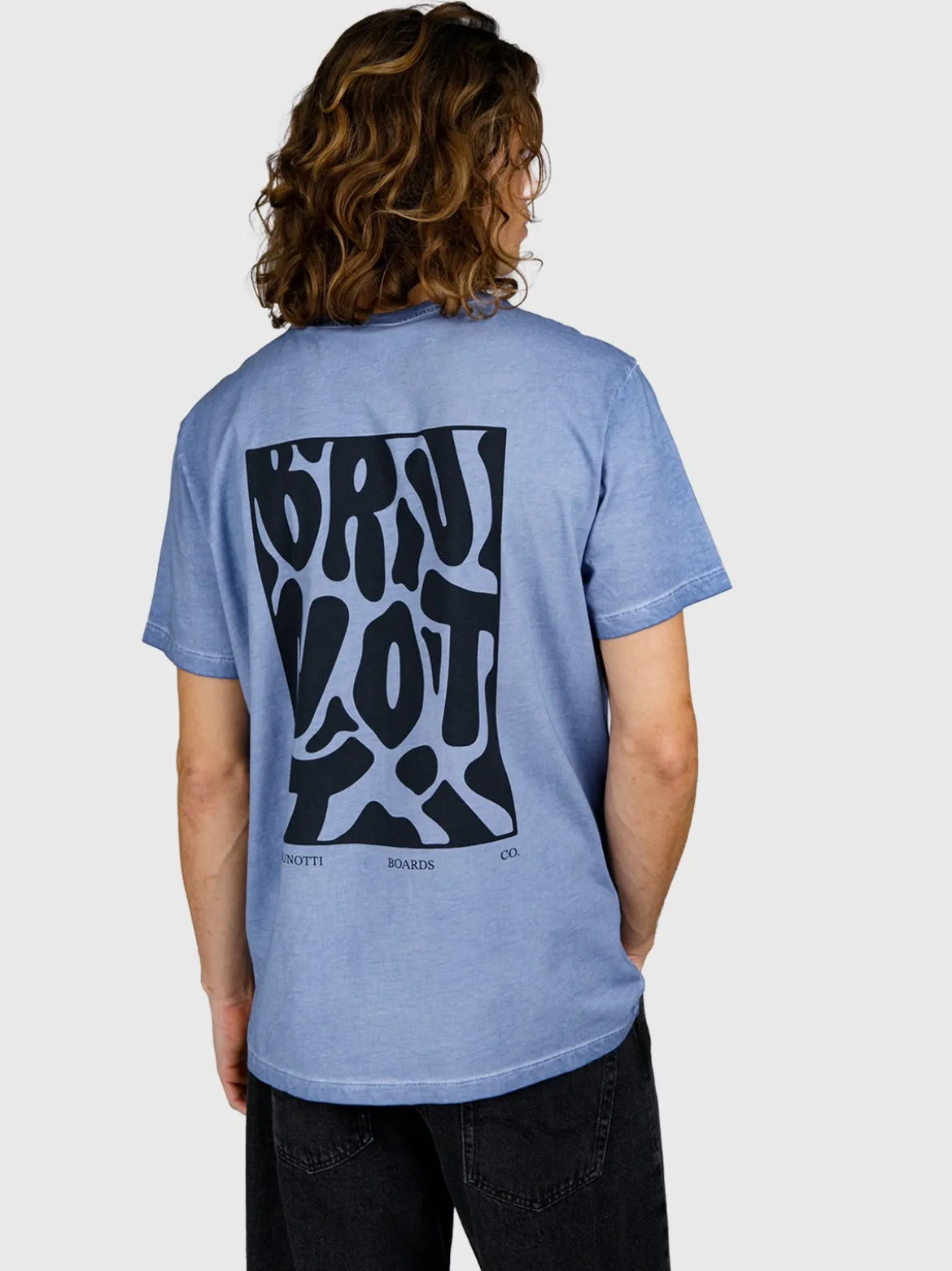 Johnian Heren T-shirt | GrayBlue