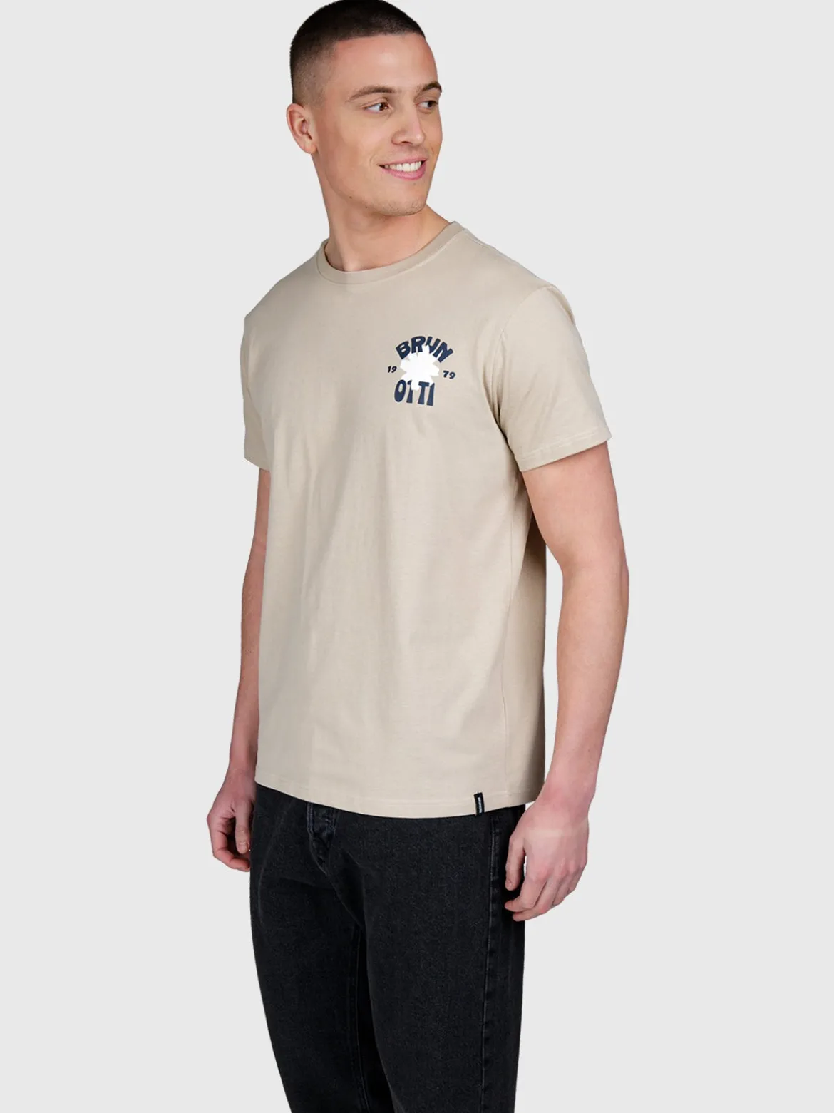 Jondee Heren T-shirt | Feather Grey