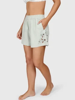 Julee Dames Shorts | Aqua Grey