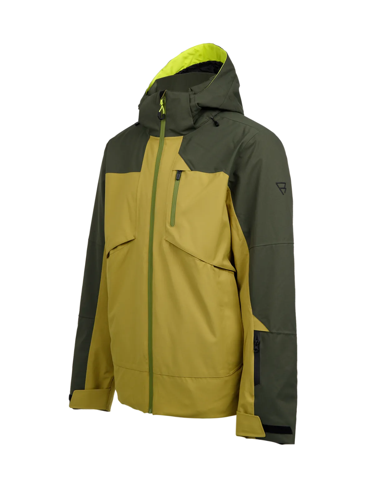 Kanisher Men Snow Jacket | Dark Moss