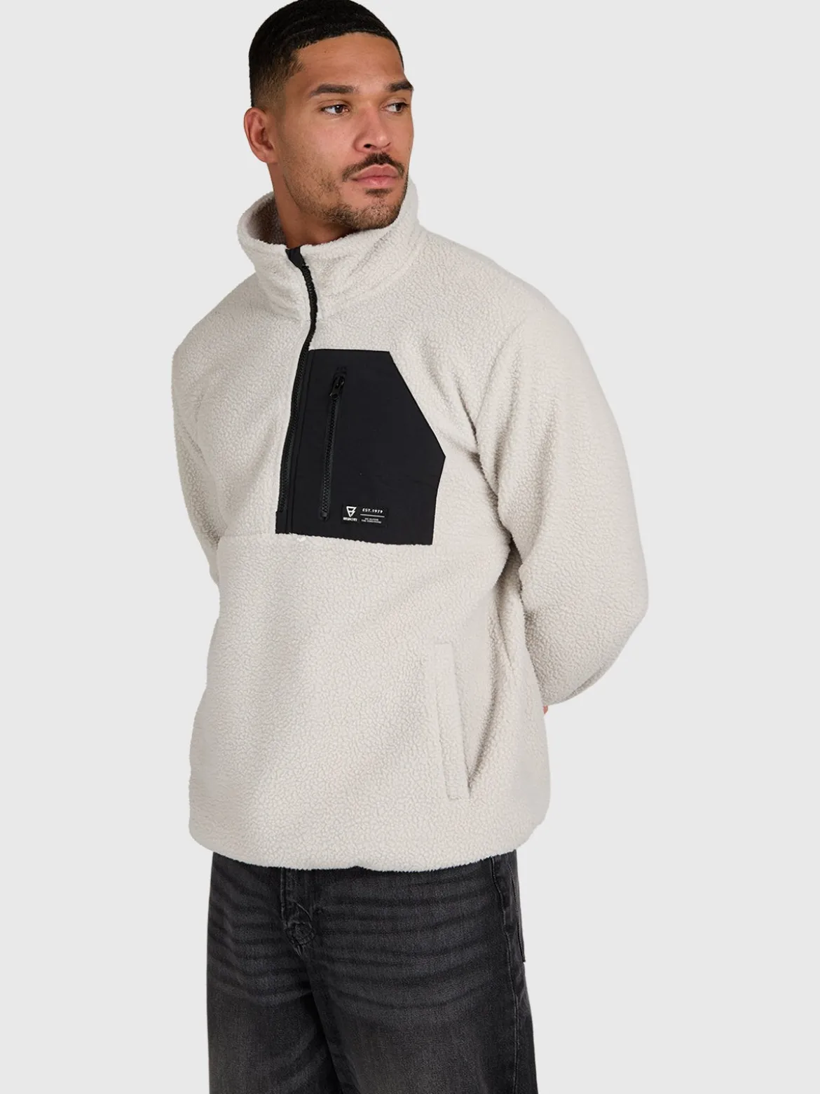 Kelstyn Men Fleece | Soft Grey