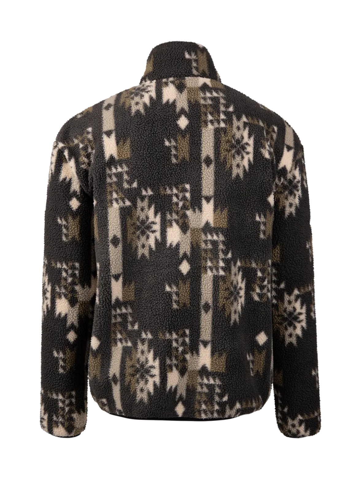 Kelstyn-Print Heren Fleece | Siberia Black