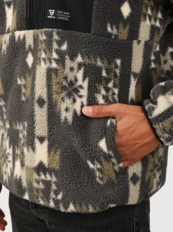 Kelstyn-Print Heren Fleece | Siberia Black
