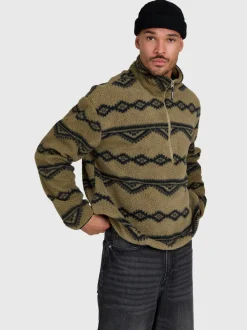 Kennet Men Urban Fleece | Dusky Green