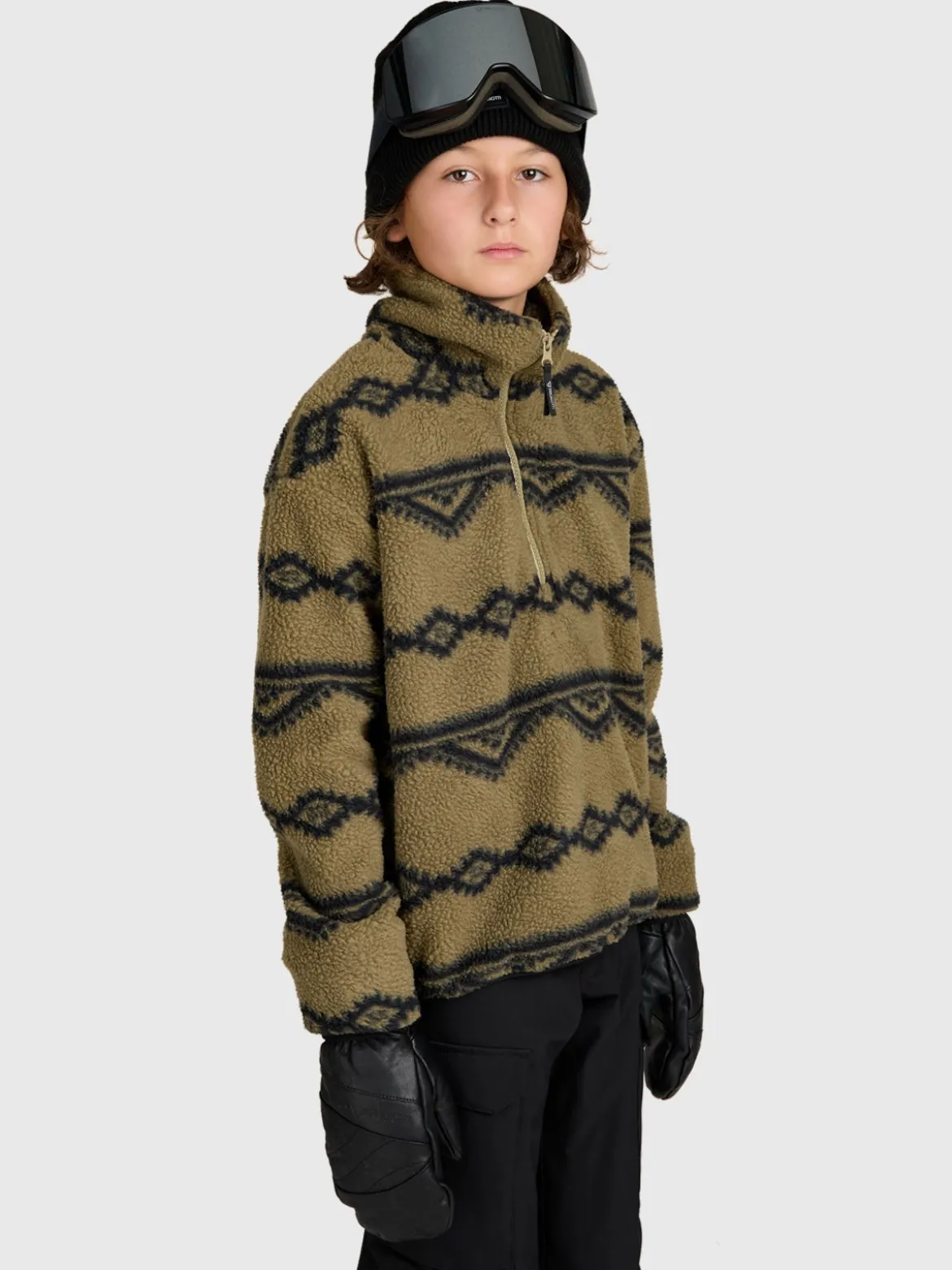 Kennety Boys Urban Fleece | Dusky Green