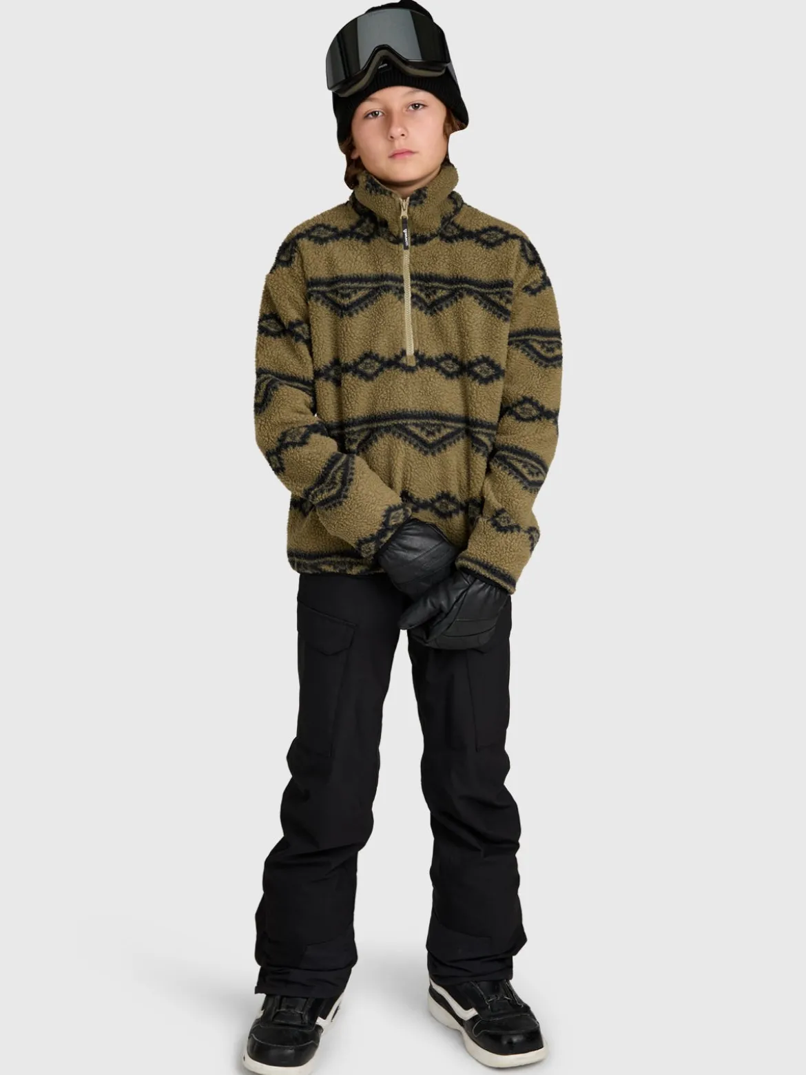 Kennety Boys Urban Fleece | Dusky Green