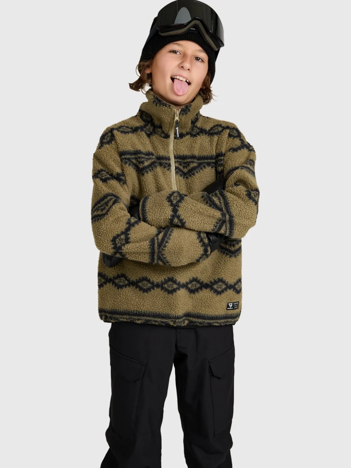 Kennety Boys Urban Fleece | Dusky Green