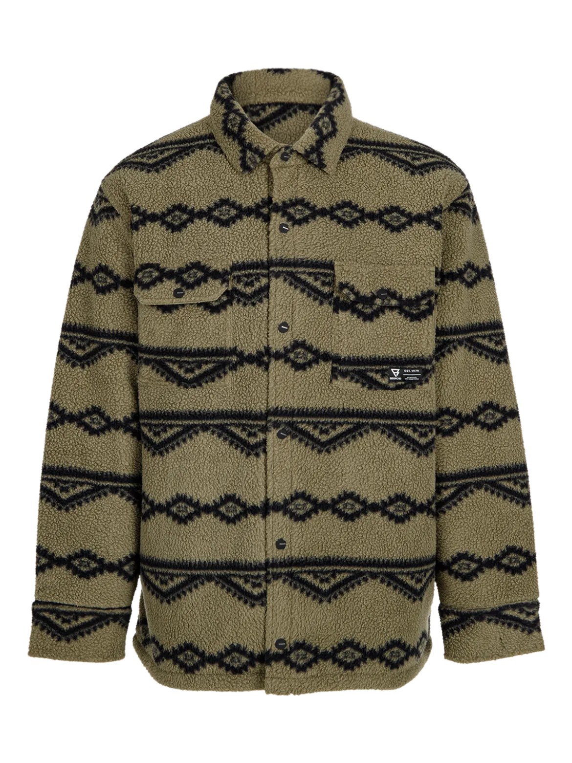 Kevionnet Men Fleece Jacket | Dusky Green