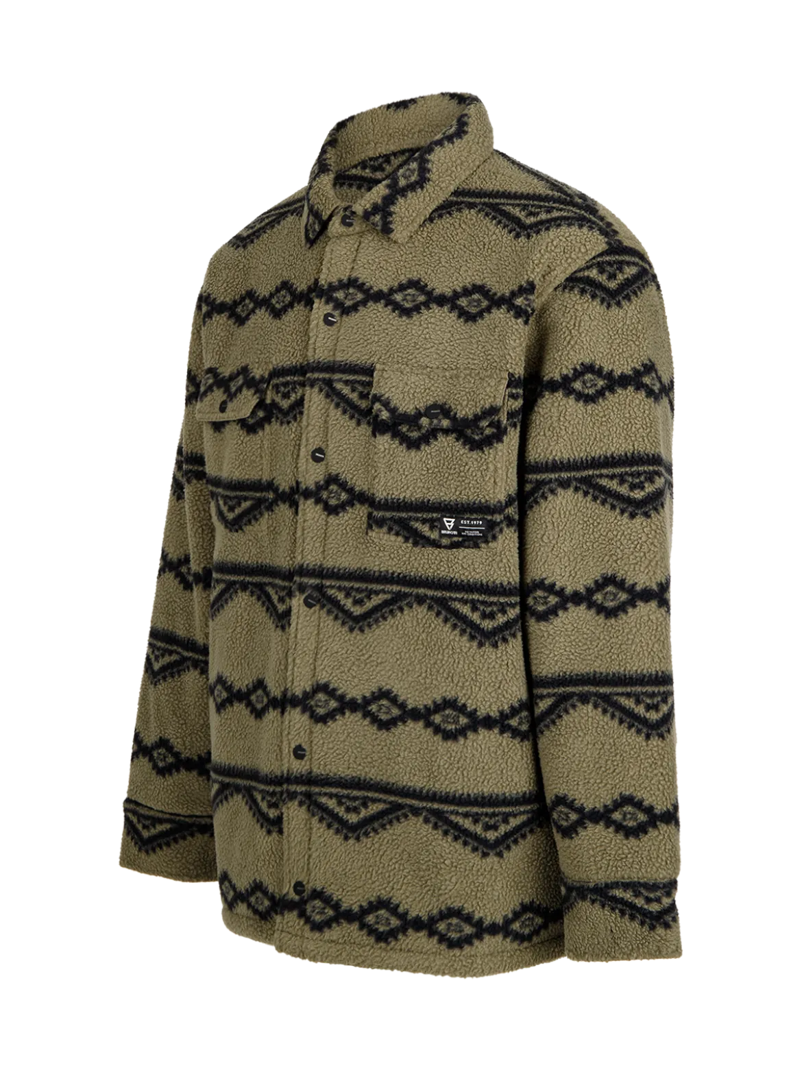 Kevionnet Men Fleece Jacket | Dusky Green