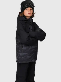 Keystowy Jongens Ski Jas | Zwart