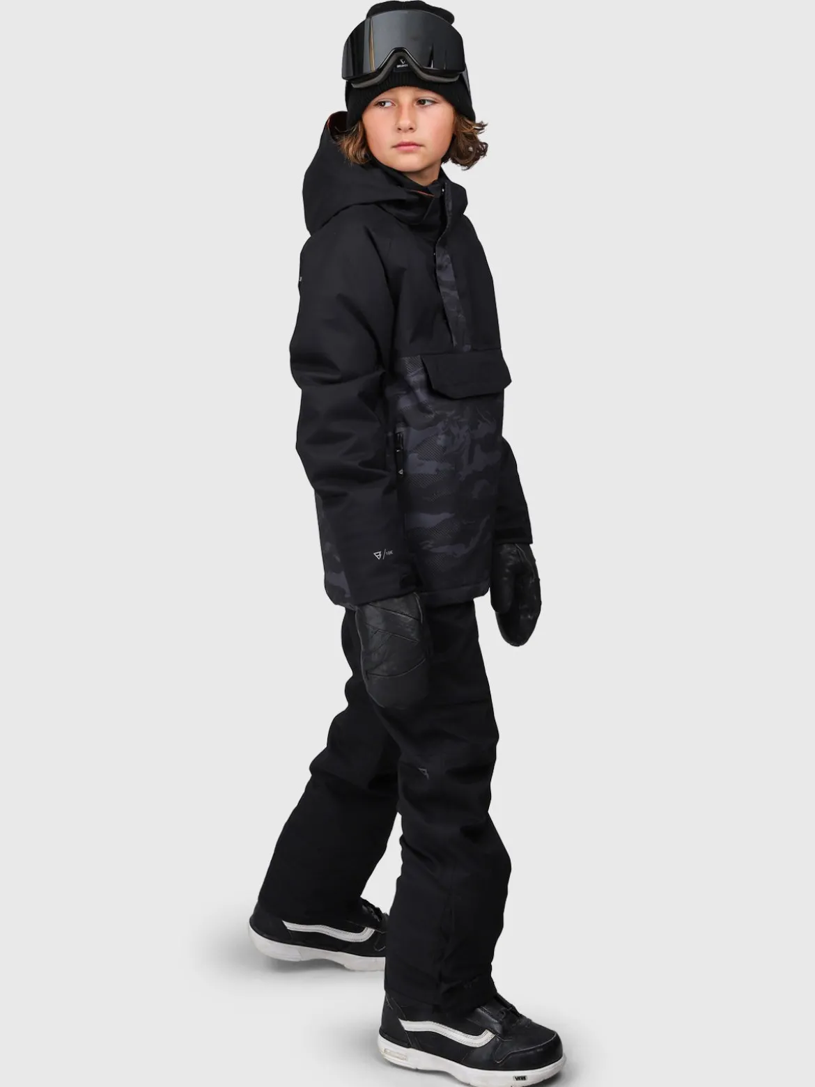 Keystowy Jongens Ski Jas | Zwart