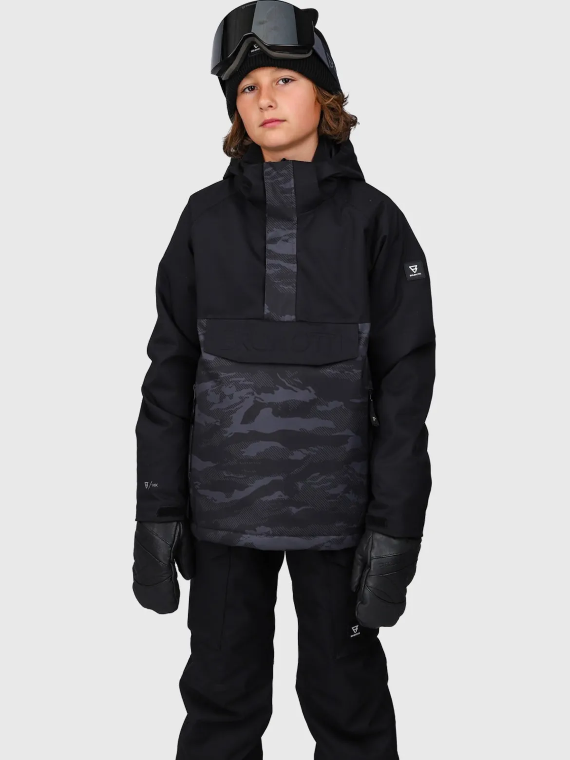 Keystowy Jongens Ski Jas | Zwart