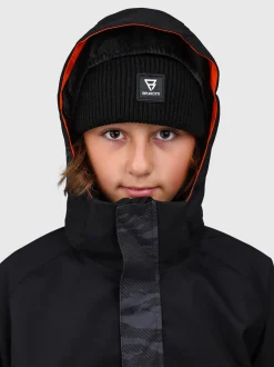 Keystowy Jongens Ski Jas | Zwart