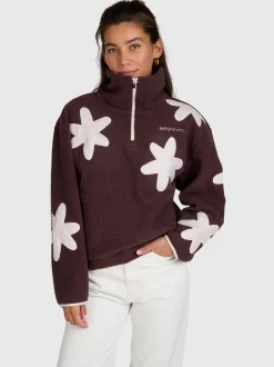 Kirsten Women Urban Fleece | Raisin