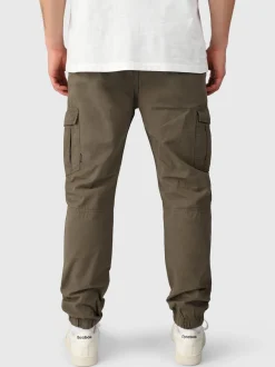 Lansons Heren Cargo Broek | Army Green