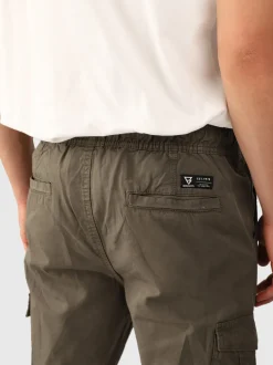 Lansons Heren Cargo Broek | Army Green