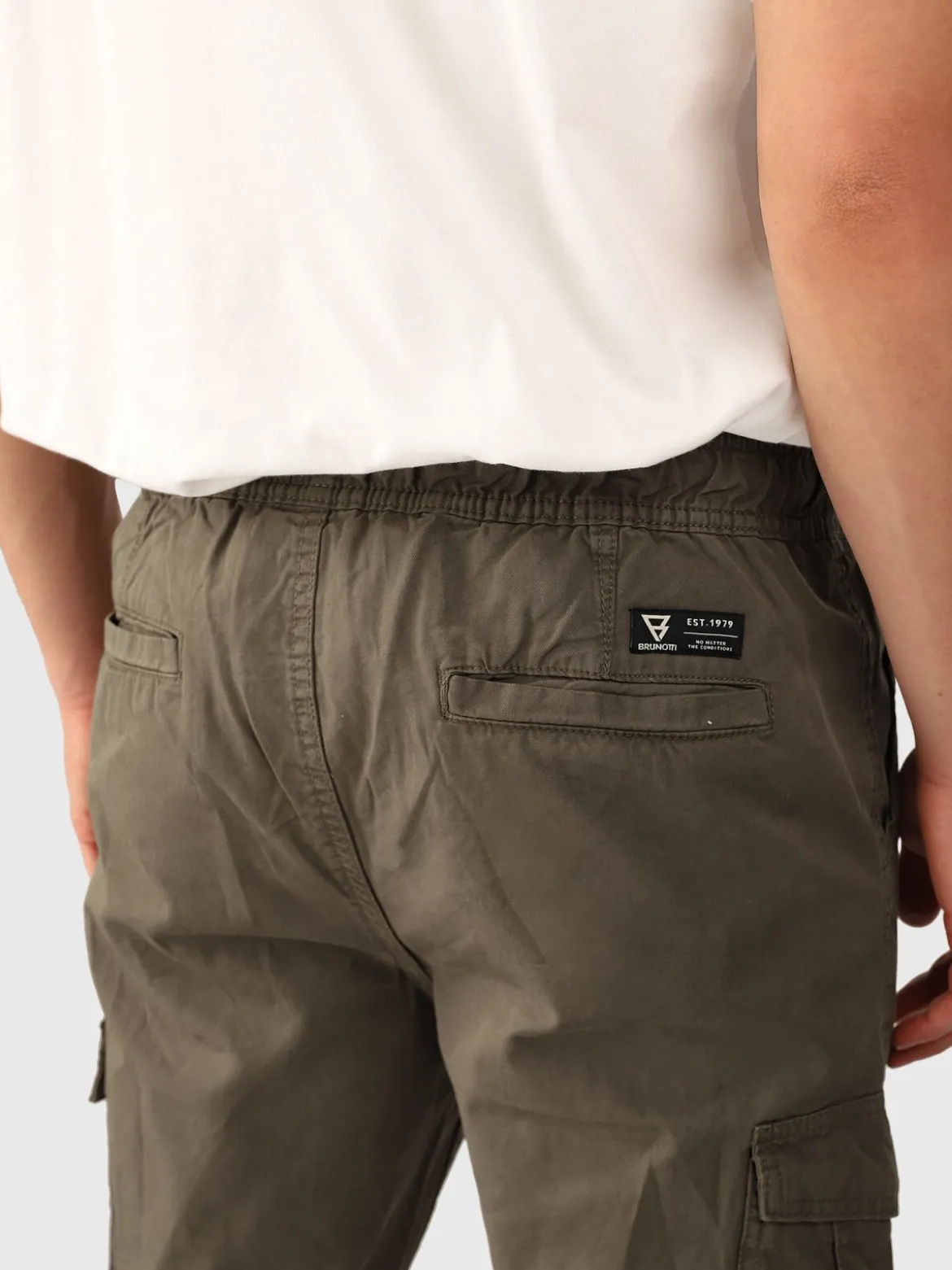 Lansons Heren Cargo Broek | Army Green