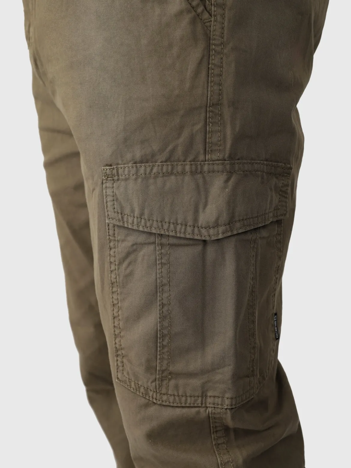 Lansons Heren Cargo Broek | Army Green