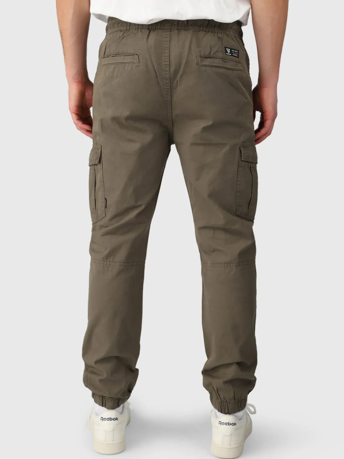 Lansons Heren Cargo Broek | Army Green