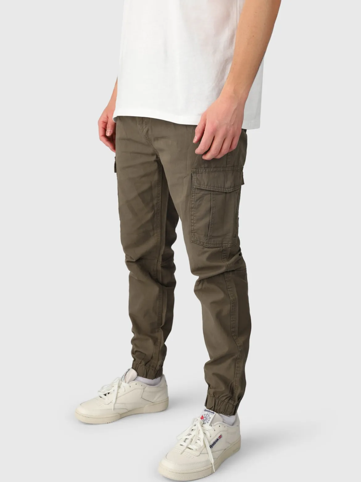 Lansons Heren Cargo Broek | Army Green