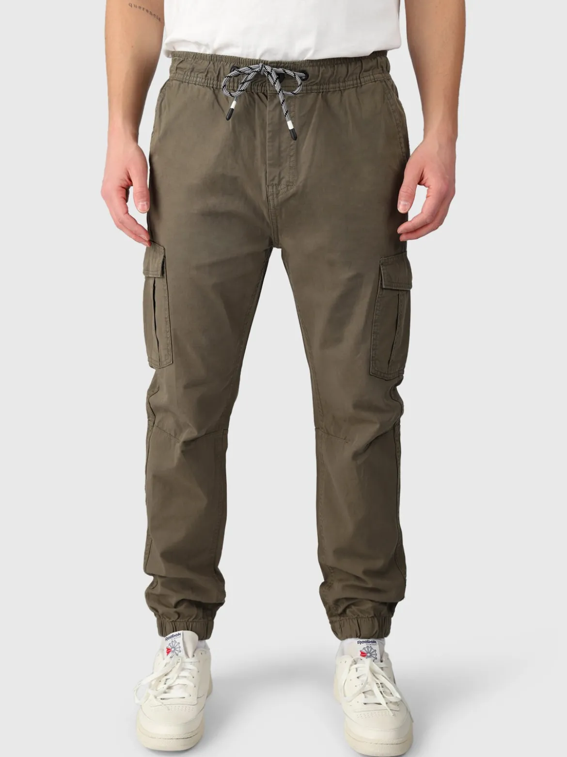 Lansons Heren Cargo Broek | Army Green