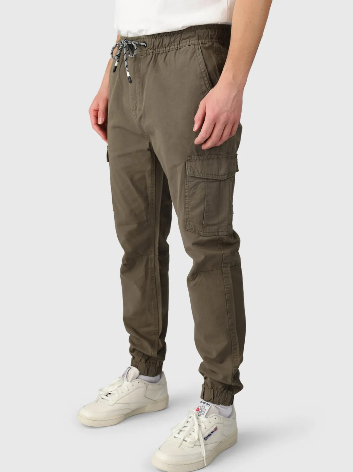 Lansons Heren Cargo Broek | Army Green