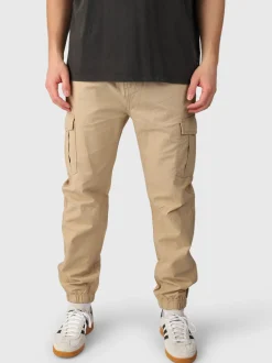 Lansons Heren Cargo Broek | Ebony Sand