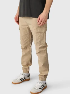Lansons Heren Cargo Broek | Ebony Sand