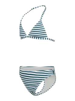 Laudina-Stripe Meisjes Bikini | Snow