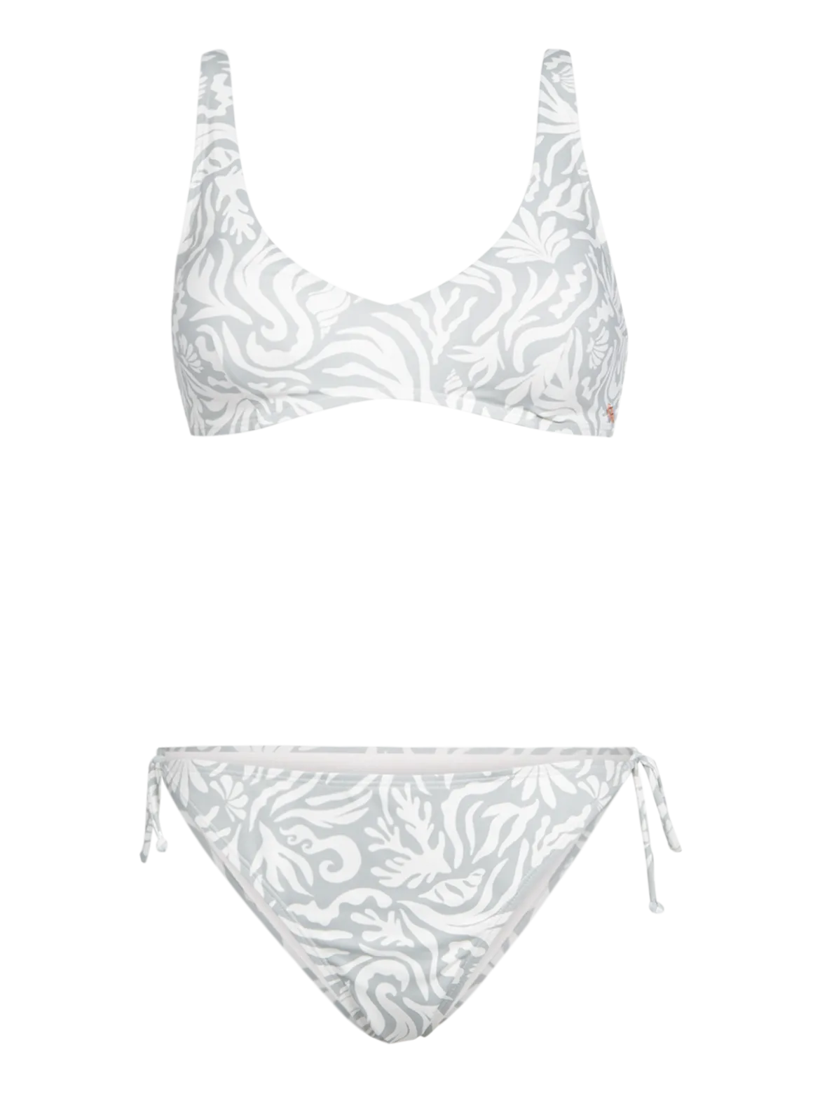 Lavinja-Print Dames Bikini | Aqua Grey