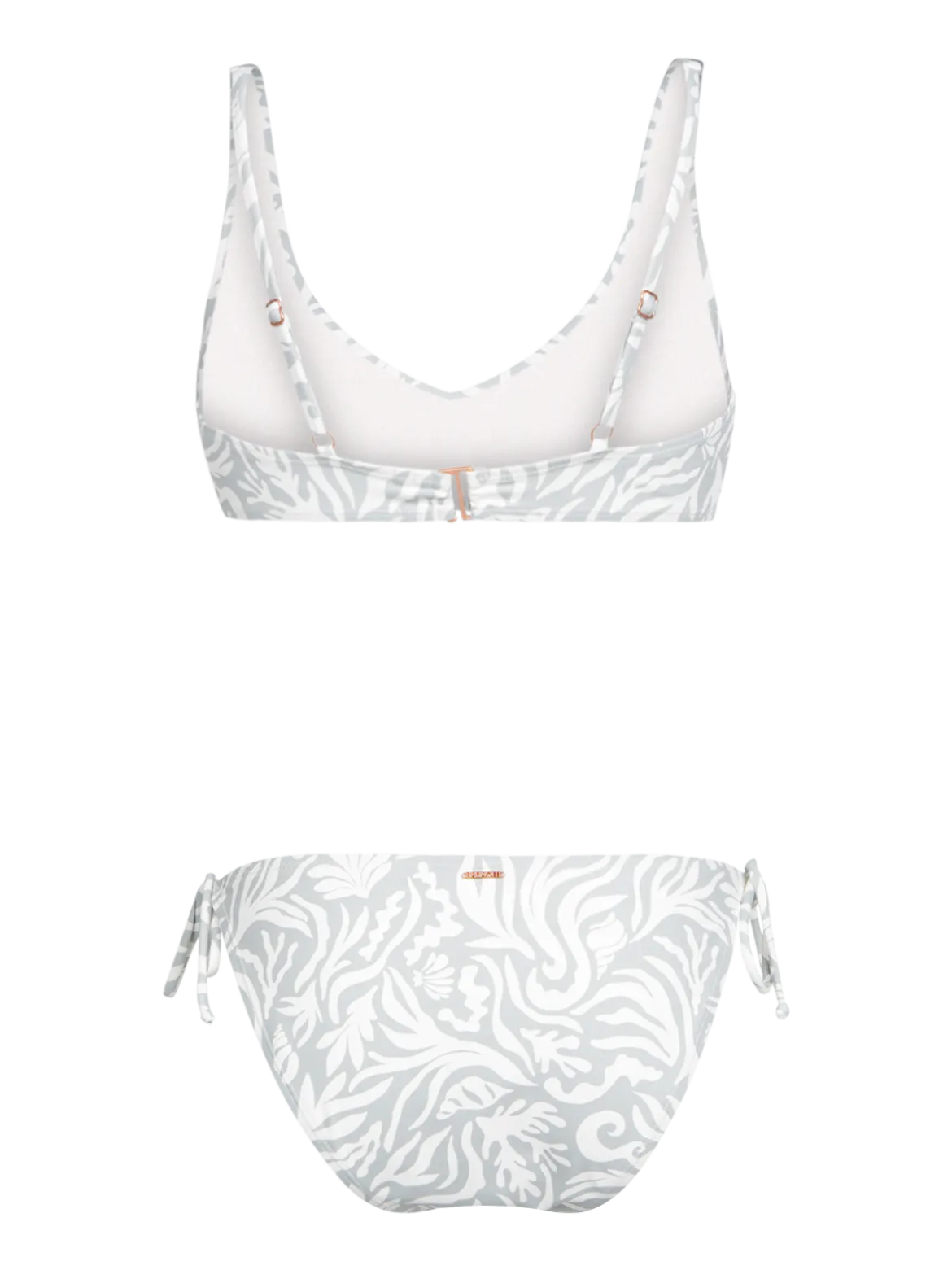 Lavinja-Print Dames Bikini | Aqua Grey