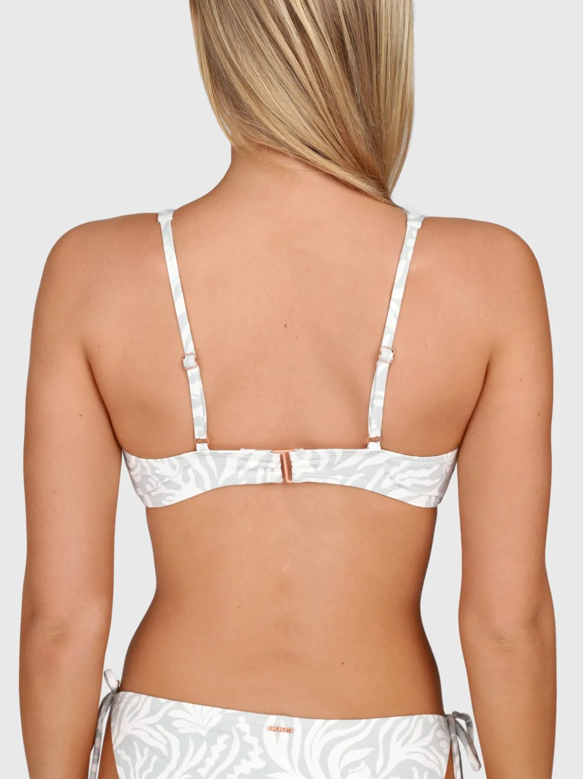 Lavinja-Print Dames Bikini | Aqua Grey